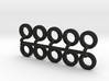 10 Tires for the Befort Double Header trailer 3d printed 