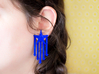 Stars And Stripes Earrings (for Studs) 3d printed 