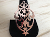 BlakOpal Victorian Damask Earring 3d printed 