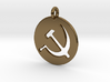 Hammer and Sickle USSR medallion 3d printed 