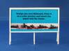 HO Scale Billboard Frame -Pole mounted 1 3d printed 