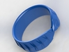 Ouroboros Signet Ring 3d printed Blue Plastic