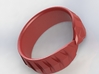Ouroboros Signet Ring 3d printed Red Plastic