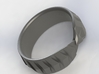 Ouroboros Signet Ring 3d printed Grey Plastic