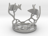 Two Fishes Candlestick 3d printed 