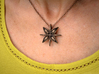 Anise Pendant 3d printed Polished Bronze Steel