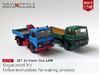 SET 2x Club-of-4 lorries (British N 1:148) 3d printed 