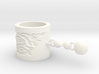 Norse Scarf Ring (short) 3d printed 