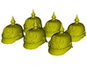 1/15 scale German pickelhaube helmets x 6 3d printed 