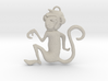 Monkey Eastern Zodiac Pendant 3d printed 