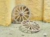 Wagon Wheels in 1/35 scale 3d printed 