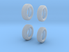 1963 Dunlop F1 tires 1/24 scale 3d printed 