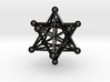 Stellated Dodecahedron pendant 40mm 3d printed 