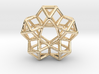 Vector Equilibrium Circle 40mm 5 cuboctahedrons 3d printed 