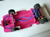 Slot car chassis for FXX 1/28 3d printed 