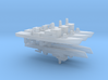 Peacock-Class Corvette x 5, 1/2400 3d printed 