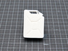 NATO 20L Jerry Can 1/10 Scale 3d printed White Strong Flexible printed version - Side