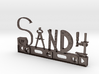 Sandy Nametag 3d printed 