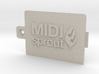 MIDI Sprout Battery Door 002a 3d printed 