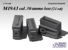 1/35 M19A1 cal .30 Ammo Box (24 set) 3d printed 