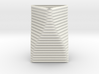 Curved Structure Short Column - Rigid Accordion 3d printed 