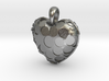 Custom Heart Pendant 3d printed 