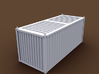 TT Scale Container Standard 20' 3d printed Standard container 20' bottom view