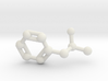 Amphetamine (Adderall, Speed) Molecule Keychain 3d printed 
