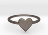 Heart-ring-solid-size-10 3d printed 