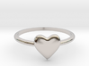 Heart-ring-solid-size-10 3d printed 
