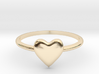 Heart-ring-solid-size-5 3d printed 