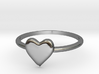 Heart-ring-solid-size-11 3d printed 