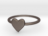 Heart-ring-solid-size-12 3d printed 