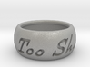 This Too Shall Pass ring size 6 3d printed 