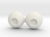18mm Small Pupil Doll eyes 3d printed 