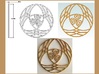 Triquetra with Triskele Pendant 3d printed 
