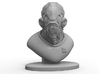 4 Inch Admiral Ackbar Bust 3d printed 