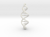 DNA Necklace 3d printed 