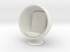 1/32 Girl sitting Egg Chair Part of Chair 001 3d printed 