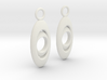 Drop earrings 3d printed 