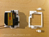 ES08xx Servo Frameset (Left & Right) 3d printed Servo Installed & Empty Frame with Locking Pegs
