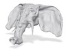 elephant 3d printed 
