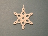 Snowflake Pendant 30mm 3d printed 
