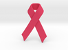 Classic Awareness/Cancer Ribbon Pendant 3d printed 