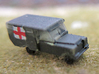 1/285 Land Rover S2a Ambulance,for 6mm wargaming 3d printed Land Rovers S2a ambulance - FUD. Painted.