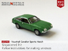 Vauxhall Cavalier Sports Hatch (British N 1:148) 3d printed 