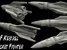 IPF Kestrel Fighter Rocket 3d printed 