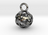 Charm: Hollow Sphere with Ball 1 3d printed 