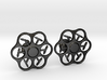 Hex Drone Cufflinks 3d printed 