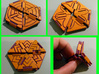 Tri-Hexaflexagon (line patterns) 3d printed 